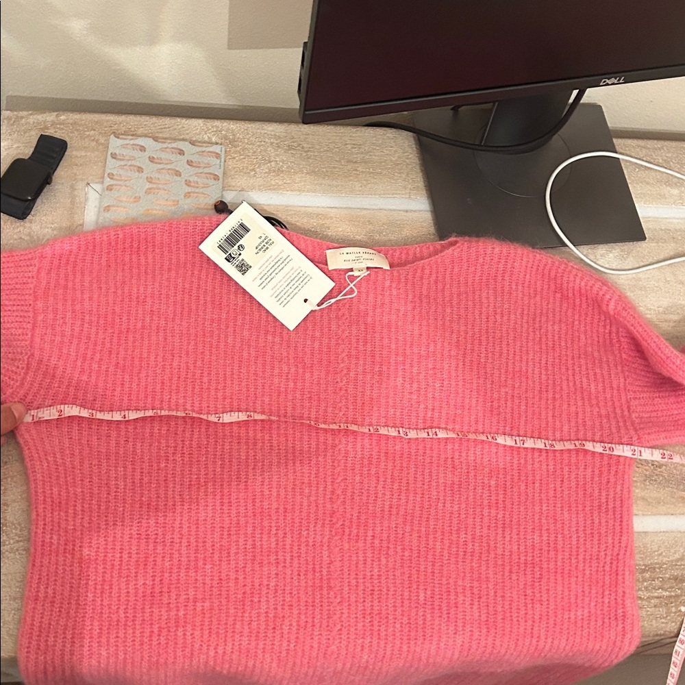 Sezane Brad Sweater Size XS Pink - Picture 12 of 12